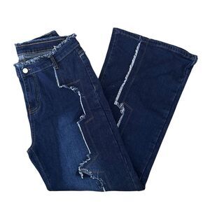 Unbranded ~ Chic Dark Blue Flare Jeans